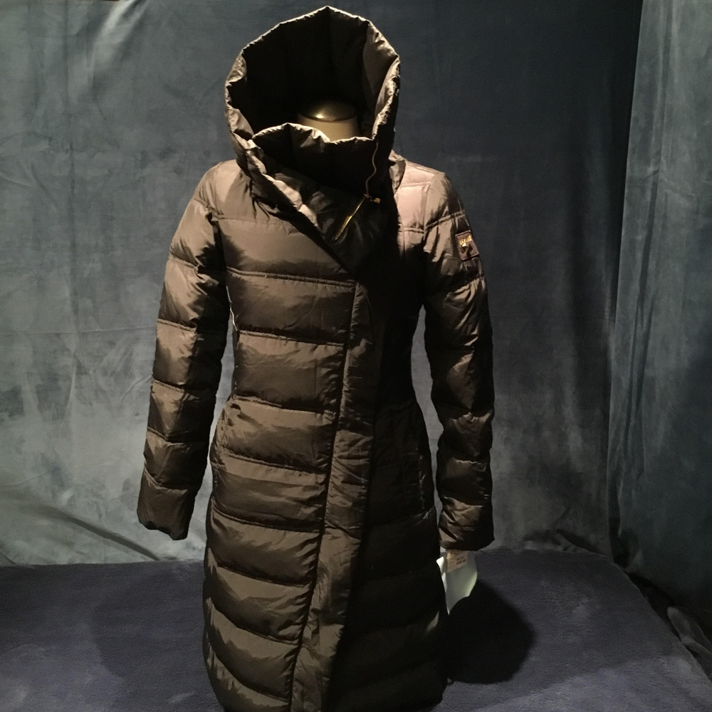 Just Cavalli Black Tailored Down Coat Sz4 Org 1450